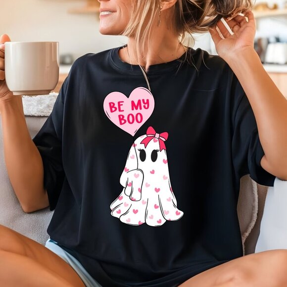 Be my Boo NEW black short sleeve shirt - Picture 1 of 1